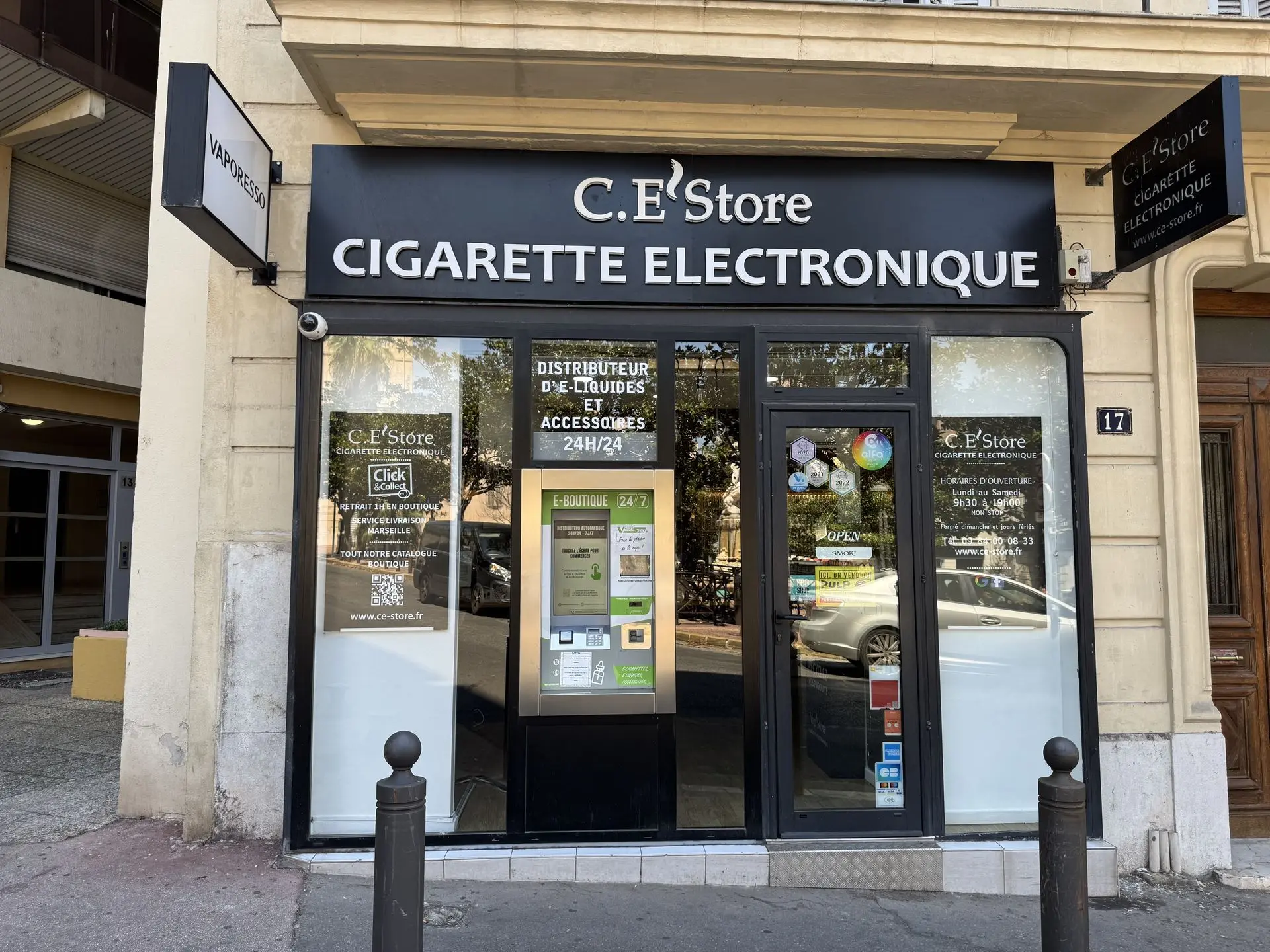 Distributeur automatique cigarette électronique Marseille 24/7