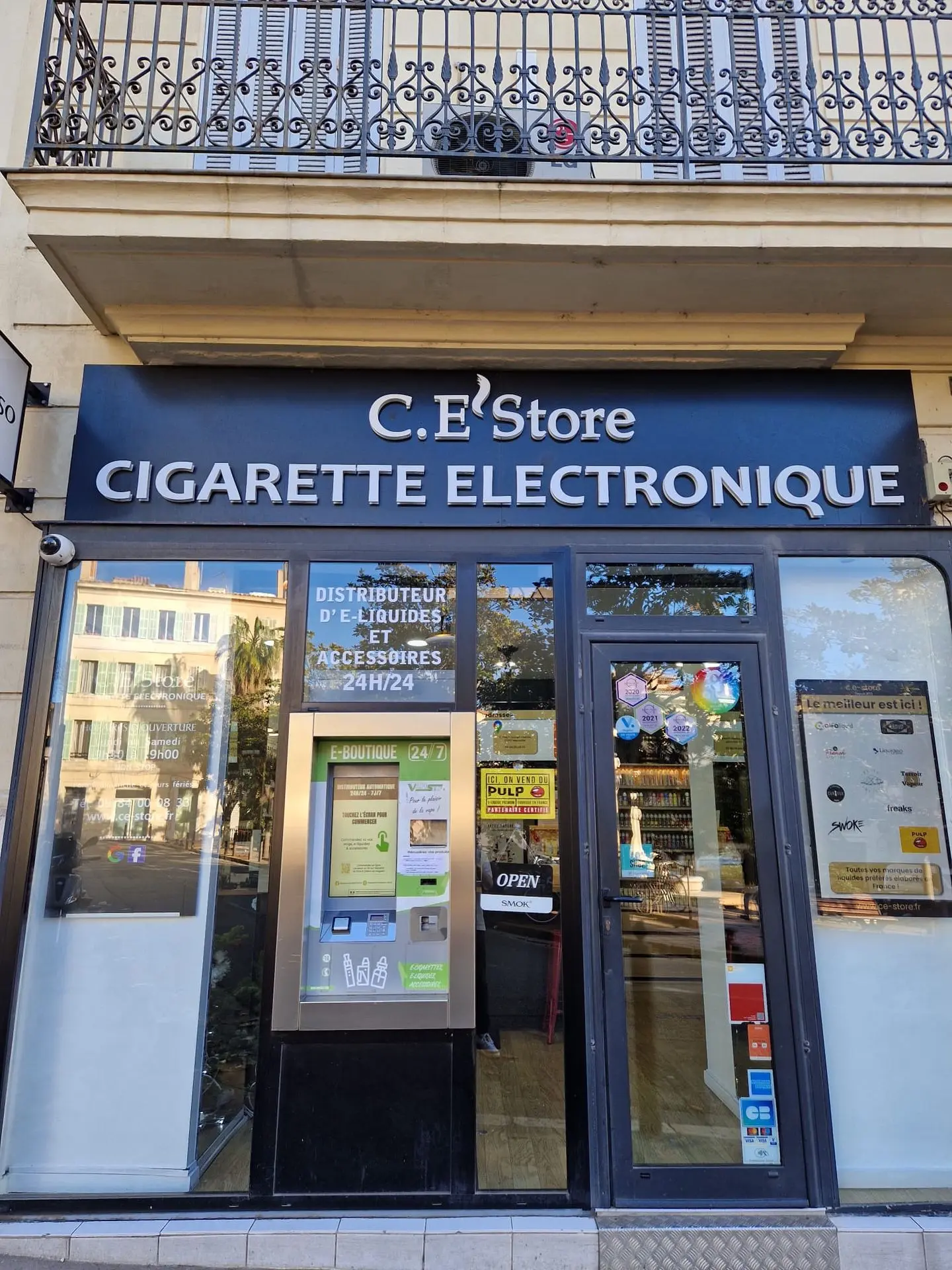 Vape Shop C.E-STORE Marseille 7 Saint-Victor - Magasin spécialisé e-liquides et conseils professionnels